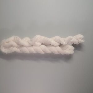Claire's Scarf Springy Coiled Soft Cream Scarf Springy Flexible Coil Coiled